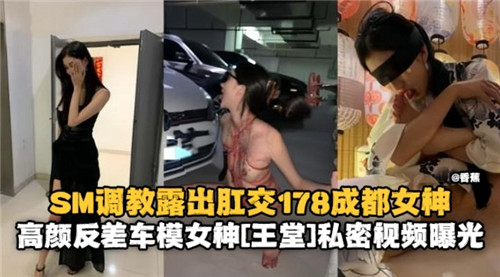 成都车模女神178cm高颜值反差调教：户外露出肛交SM私密视频曝光